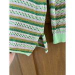 Zaket & Plover Loose Knit Long Sleeve Pullover Multicolor Striped Women’s Small Green Photo 5