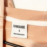 Gymshark  Size Small Pink Hoodie Pink Swirl Cropped Cinch Front Logo Stretch Top Photo 2