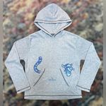 Disney Vtg Y2K Tigger “Mr.Splendiferous” Fleece Embroidered Hoodie Grey/Blue Women’s M Photo 0