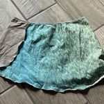 Swan touched by her beauty mini skirt Green Size M Photo 0