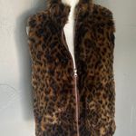 J.Crew Leopard Print Faux Fur Vest Photo 0