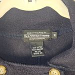 J Peterman Womens Navy Pea‎ Coat Medium Blue Photo 2