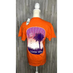Hanes NWT Clemson Tigers Orange Scenic Back‎ Design Unisex Short Sleeve T-Shirt Photo 4
