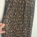 Dress the Population NEW Helen Lace Trumpet Gown Maxi Dress Black Orange Goth Photo 4