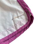 Brooks  Chaser Lined Running Shorts Size S White and Purple‎ Athletic Photo 2