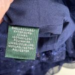 Ralph Lauren Lauren  Evening Navy Sequin Mesh Ruched Dress, Size 0 Photo 6