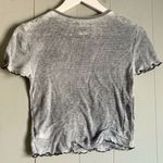 American Eagle  OUTFITTERS Waffle Knit 90s Burnout Tiny Tee S Photo 1