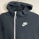 Nike | Women’s NSW Tech Fleece Full Zip Cape Jacket Black & White Size XS Photo 3