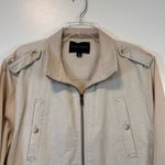 Banana Republic  Women’s Khaki Knit Long Sleeve Full Zip Pocketed Jacket Size XL Photo 2