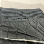 City Streets PUFFER VEST W/HOOD POCKETS ZIP CLOSE WOMEN XL BLACK/GRAY PREOWNED Photo 2