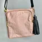 Steve Madden  Pink Logo Crossbody Purse Small Leather Pastel Coquette Feminine Photo 0