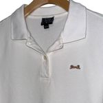 Le Tigre Vintage Women’s Size M White Short Sleeve Pique Cotton Polo Shirt Size M Photo 1