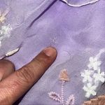 Love Shack Fancy  x Free People Bridgely
Lilac Purple Embroidered Chiffon Mini Photo 4