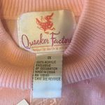Quacker Factory  NWT Sweater Light Pink Iridescent Sequins Mock Turtleneck Soft Photo 1