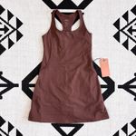 Girlfriend Collective  Paloma Racerback Dress in Earth Brown Photo 5
