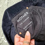 Mother The Charmer Black Velvet Pants Size 27 Photo 4