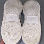 Nike Court Vision Low Sneakers Womens 10 White Leopard Swoosh Print DD9665-100 Photo 8