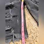 One Teaspoon Truckers Mid Waist Long-Length Relaxed Denim Shorts - Black, Size 4 Photo 5