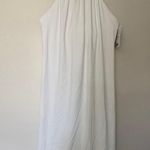 Athleta  Kokomo swim Dress, M, white scrunch neck racerback dress Photo 0