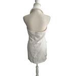 Veronica Beard  White Halter Button Blazer Dress Size 6 Photo 4