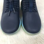 CLOVE Womens Classic Nursing Sneaker Size 8 Comfort Shoe Slip On Navy Aqua Blue Photo 3