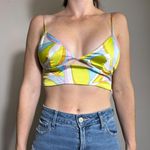 ZARA Multicolor Peep Hole Crop Top Size Medium NWT Photo 0