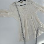 Nine West Vintage America Jean Ivory Boho Keena Dress Womens Size Medium 2010 Photo 12