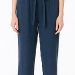 Eileen Fisher  organic linen & cotton drawstring pants SIZE M NEW Photo 0