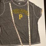 Majestic MLB Pittsburgh Pirates T-shirt women’s short sleeve Cropped XL Photo 4