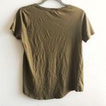 Tee Olive Army Green Zara Collection Short Sleeve Tee Sz S EUC Photo 7