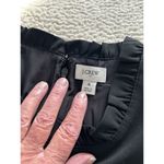 J Crew Womens Ruffle Neck Sleeveless Suiting Dress Black Shift Pencil Size 4 Photo 7