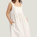 NAP Bunny Strap Maxi NWT Dress Cotton White Lagenlook Size undefined Photo 6