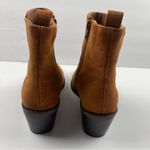 Deltan Womens Pippa Ankle Brown Suede Boots Size 6M Block Heel Photo 6