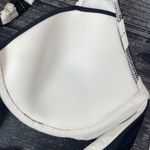 A Che Black & White Contour Underwire Bikini Bathing Suit Top NEW T4 Size 6 Photo 4