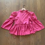 byTiMo Bubble Wrap Blouse in Pink Size XS Photo 9