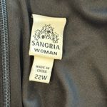 NEW Sangria 22W Black Floor Length Evening Dress Photo 2