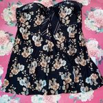 Seafolly ‎ halter tankini NEW floral cut out back size 6 US Photo 1