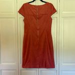 Nanette Lepore  faux suede coral sheath dress 10 Photo 6