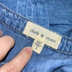 Cloth & Stone L chambray denim dress tie Photo 6