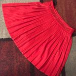 Revolution Dancewear Nylon apparel red rinestone pleated holiday skort small  Photo 1