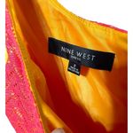 Nine West Coral Fit and Flare Crochet Overlay Women's Tank Mini Dress Size 2 Photo 6