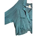 Maeve Anthropologie  Almeria Emerald Green Paisley Blouse Sz Small Photo 9