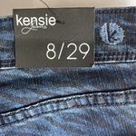 Kensie  Skinny Ankle Galena Zebra Jeans Photo 4