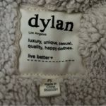 Dylan  faux suede and shearling vest brown and tan size petite small Photo 2