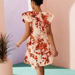 Marie Oliver Kara Aloha Flutter Sleeve Mini Dress Photo 1