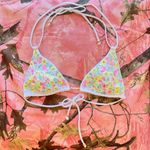 Victoria's Secret angels y2k pink cheetah sequin bikini top Photo 4