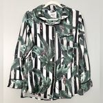 9. NWT Plush Silky Jungle Striped Pajama Set Black Size XS Photo 4