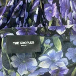 The Kooples Hortensia Maxi Dress Purple Hydrangea in size small Photo 5