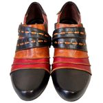 L'Artiste by Spring Step Wondrous Colorblock Ankle Bootie Red Size 7 Photo 13