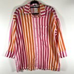 Beach Riot Alexa 100% Cotton Swimsuit Cover-Ups Size Small/Medium Striped Photo 0